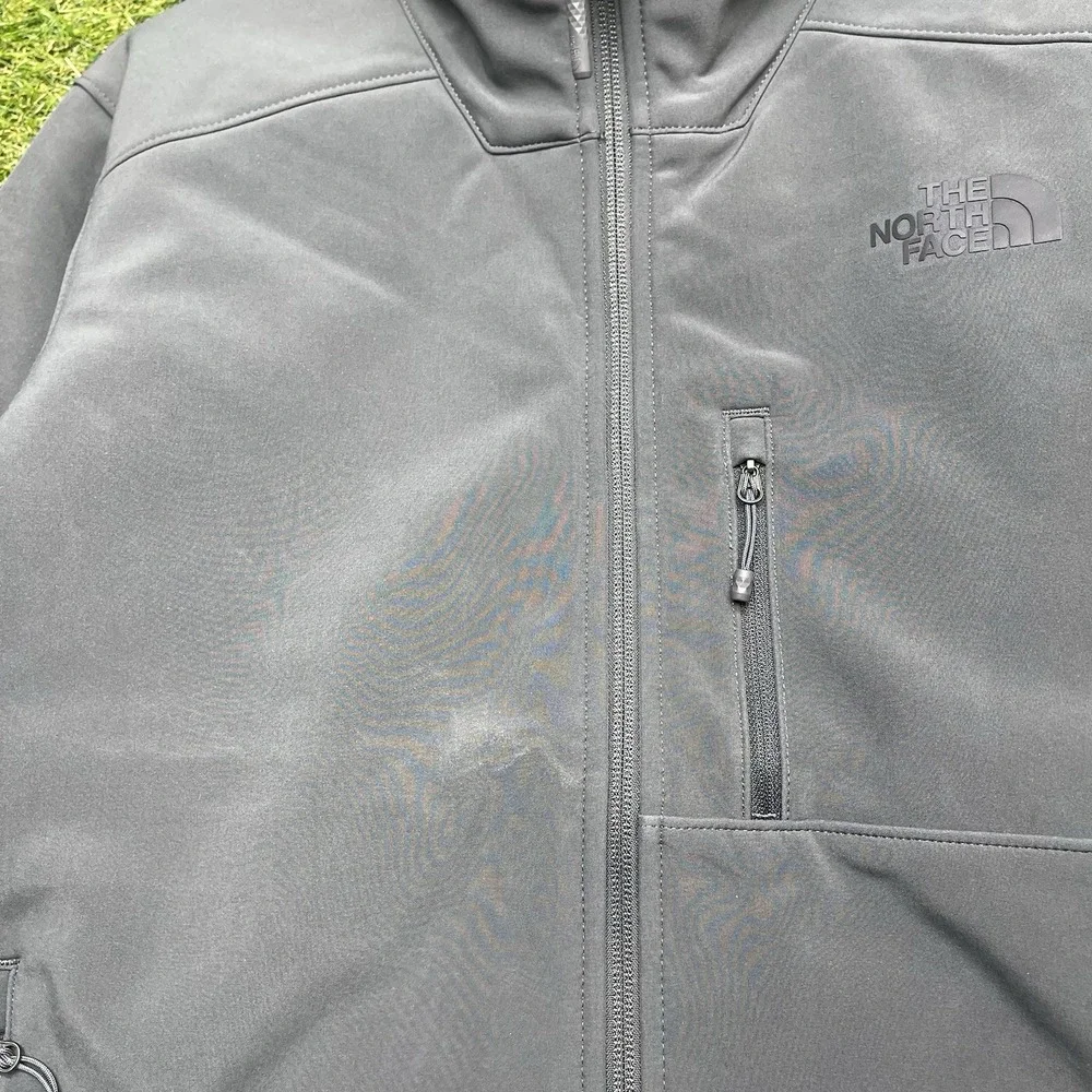 North Face Apex Risor Jacket Mens Small Standard Fit Zip Up Gray Outdoors NWT